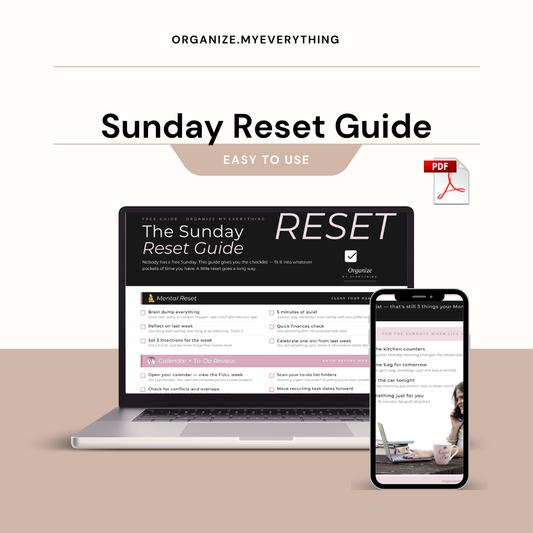 Sunday Reset Guide