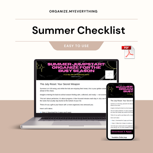 Summer Checklist (July)