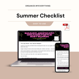 Summer Checklist (July)