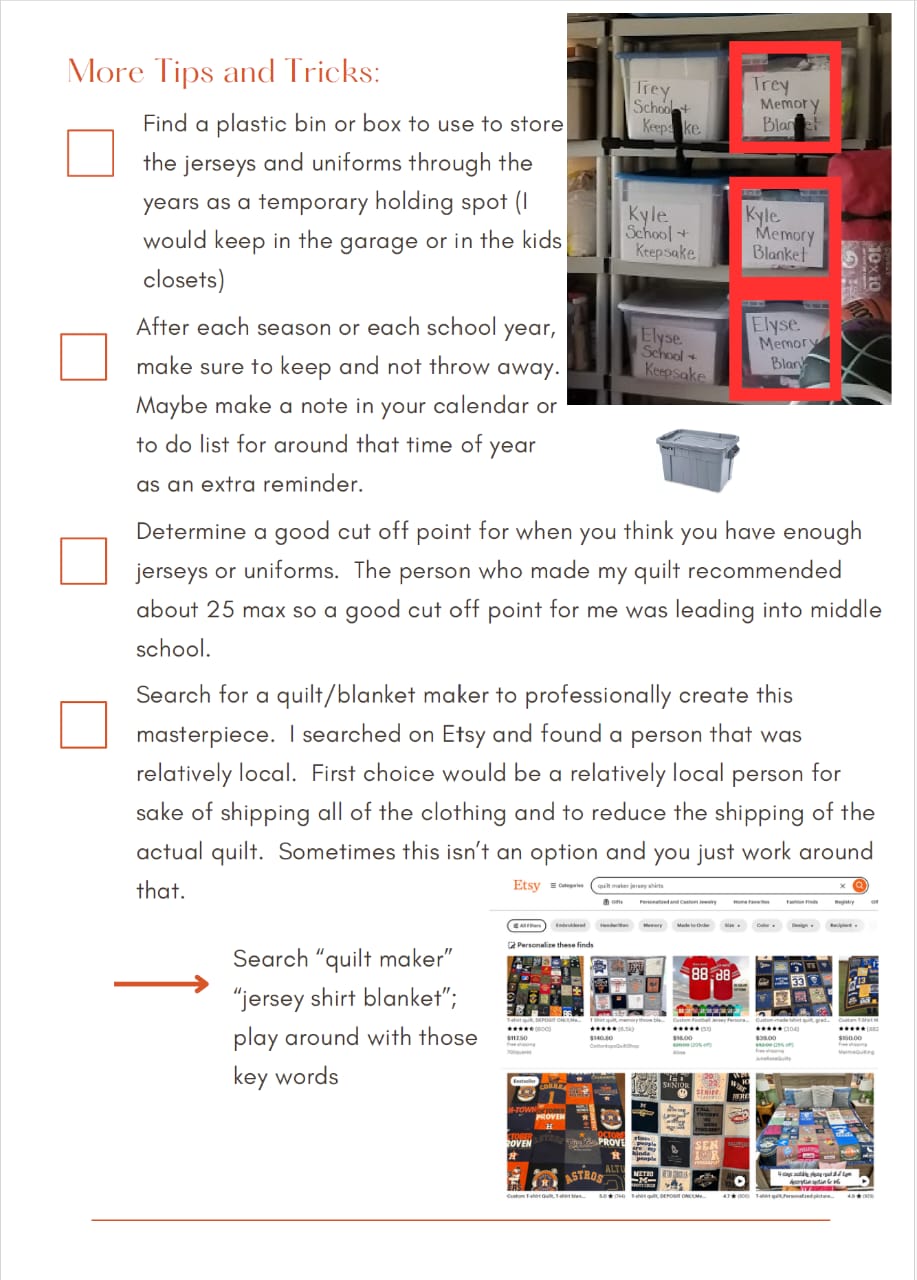 Home organization tracker