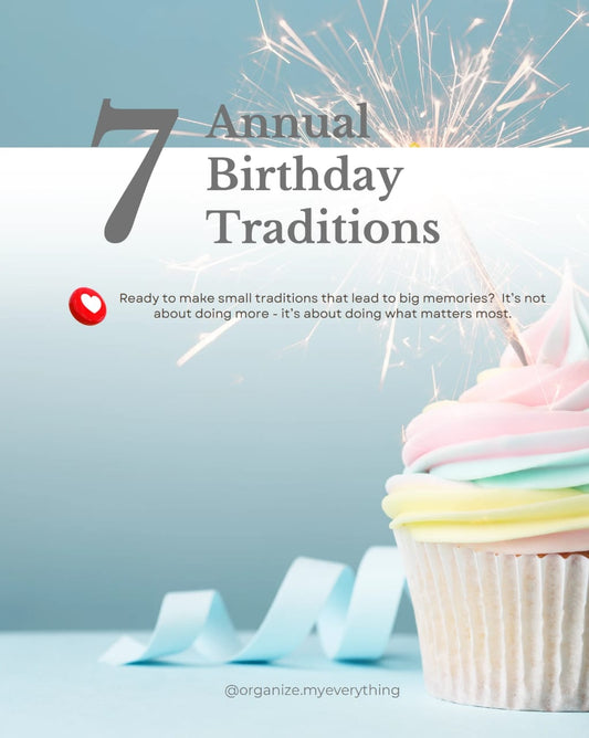 annual birthday traditions.