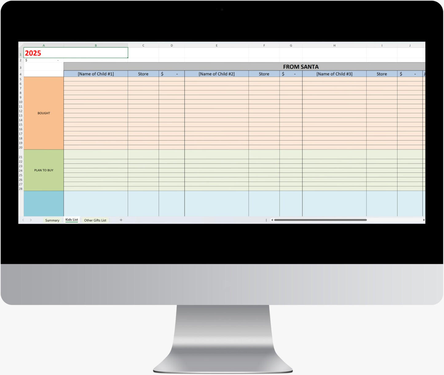 Christmas Gift Tracker
