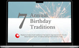 Annual birthday traditions